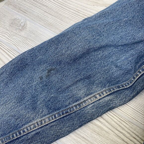 Levi's Denim Trucker Jacket Men's 38 Vintage 70506-0216 Distressed Faded Stained - Picture 14 of 15